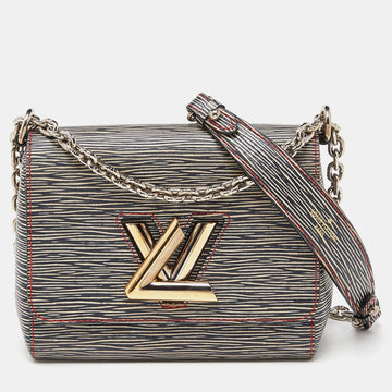 Louis Vuitton Black/beige Epi Leather Twist Pm Bag