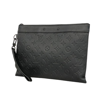 Louis Vuitton Pochette To-Go  Leather Clutch Bag