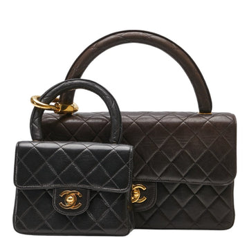 Chanel Coco Mark Matelasse Lambskin 2way Handbag