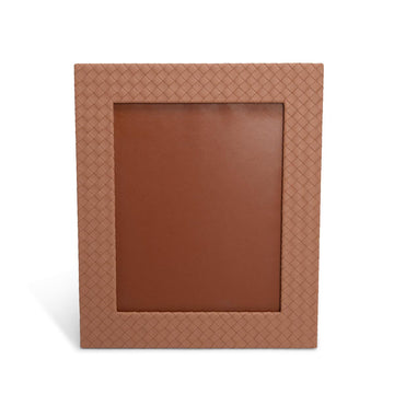 Bottega Veneta Camel Intrecciato Photo Frame