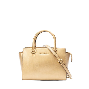 Michael Kors Leather Medium Selma Satchel