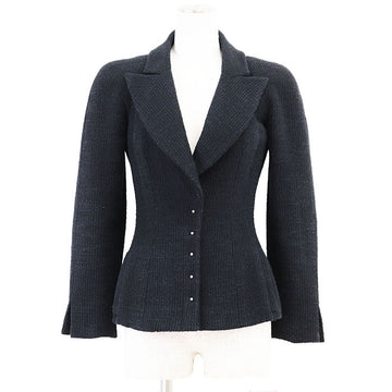 Chanel 02A P19721 Tweed Cotton Wool Rayon Nylon Jacket