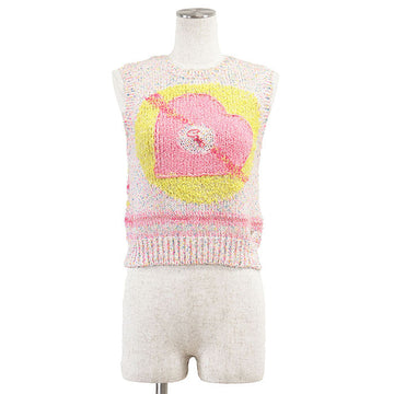 Chanel P76454 Cotton Blend Knit Vest