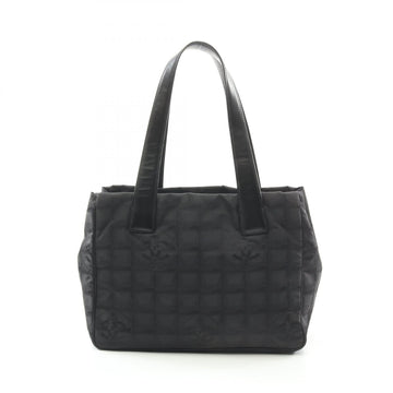 Chanel New Travel Line PM Leather Nylon Canvas Tote Bag