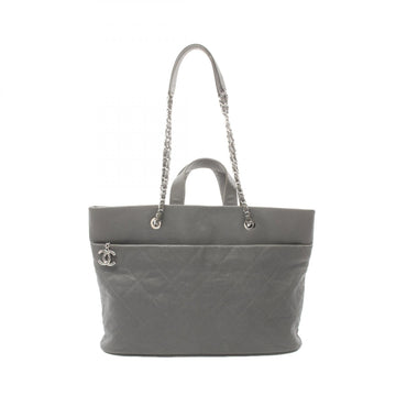 Top Quality Chanel Leather Skin Matelasse Tote Bag