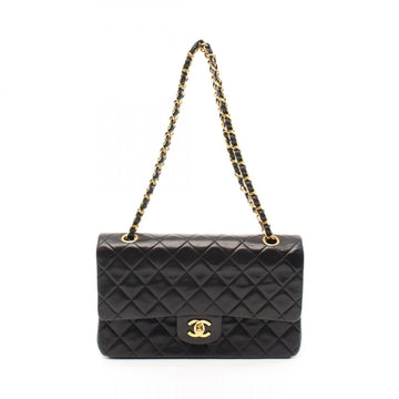 Top Quality Chanel Leather Matelasse W Flap Shoulder Bag A01112