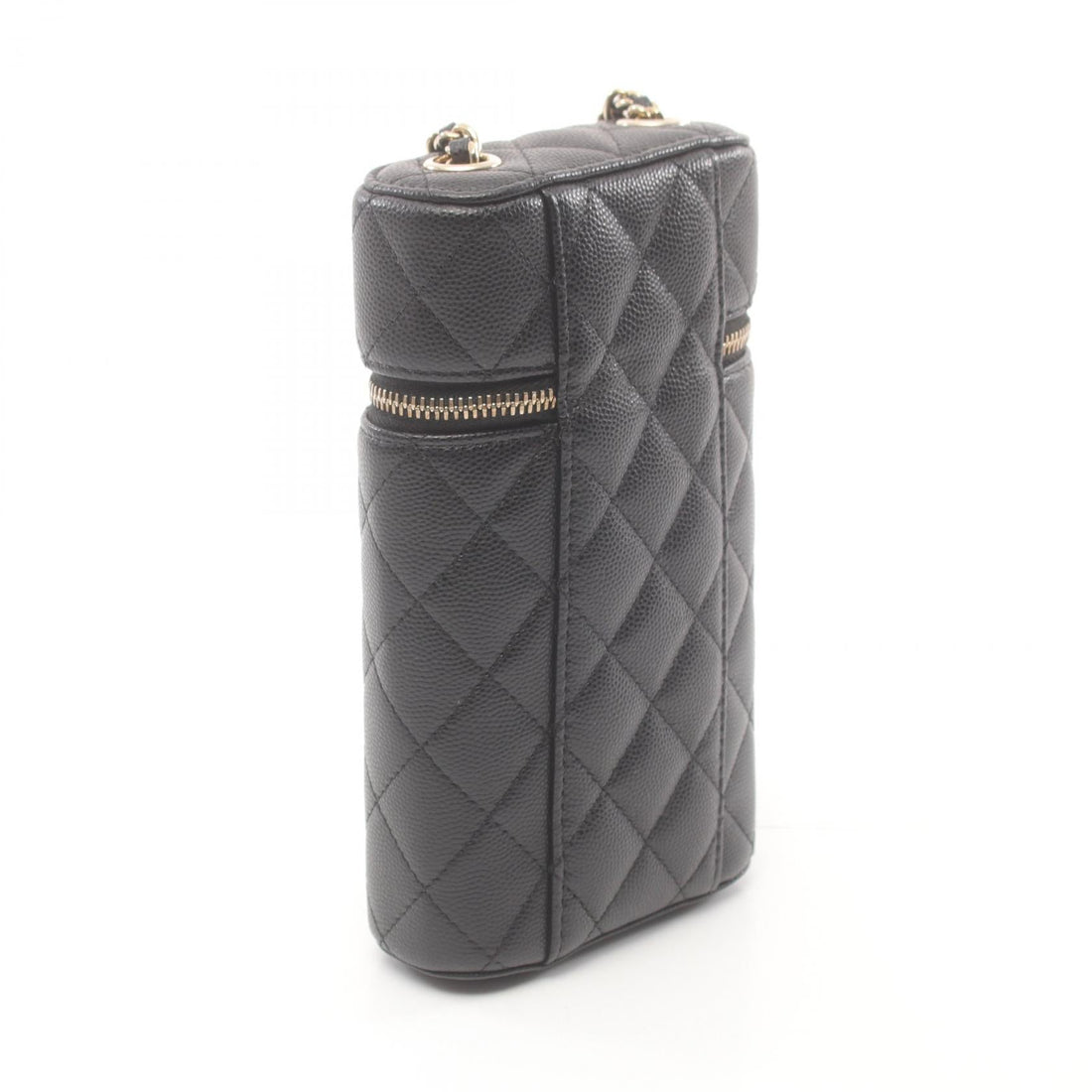 Top Quality Chanel Leather Skin Matelasse Phone Holder Bag