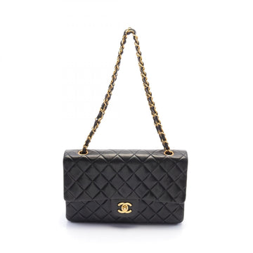Top Quality Chanel Leather Matelasse W Flap Shoulder Bag A01112