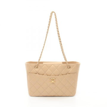 Top Quality Chanel Leather Matelasse Small Tote Bag
