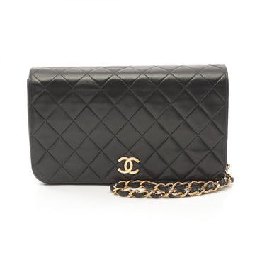 Top Quality Chanel Matelasse Leather Shoulder Bag Black