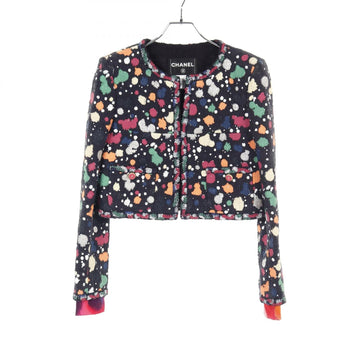 Chanel Coco Mark Button Cotton Jacket