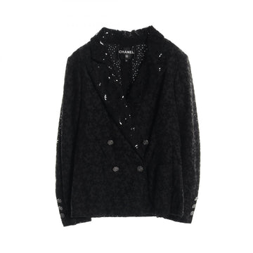 Chanel Coco Mark Eyelet Cotton/Polyester Outerwear
