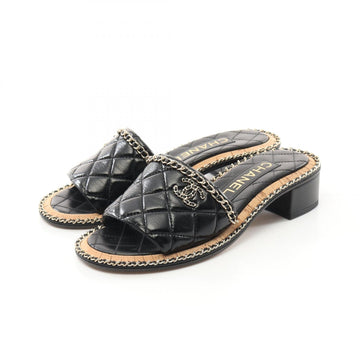Chanel Matelasse Lambskin Mule
