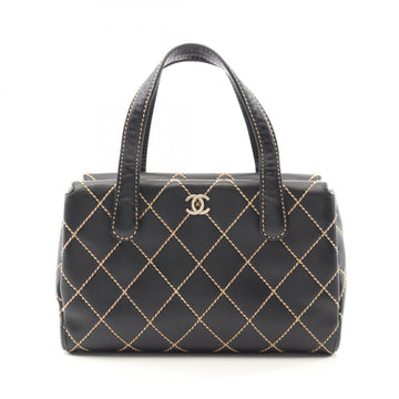 Chanel Wild Stitch Leather Tote Bag