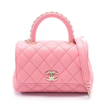 Chanel Coco Handle Leather Handbag
