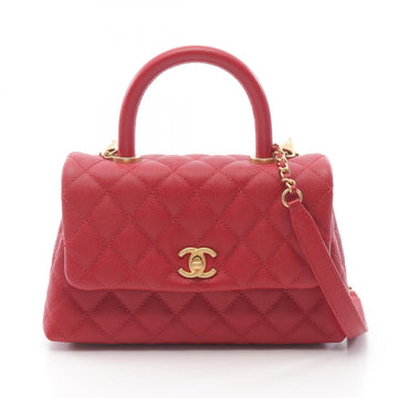 Chanel Coco Handle Flap Caviar 2way bag