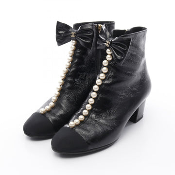 Chanel Coco Mark Leather Boots