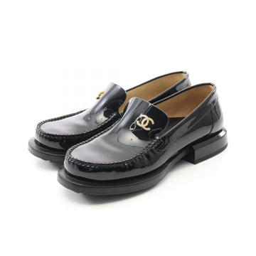 Chanel Coco Mark Patent Leather Loafers