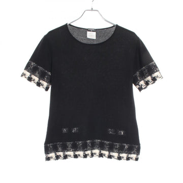 Chanel Tweed Cashmere Knit Top