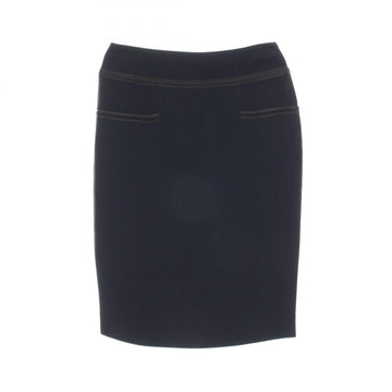 Chanel Camellia Button Rayon Acetate Skirt