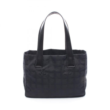 Chanel New Travel Line Leather Nylon Canvas Tote Bag