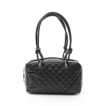 Chanel Cambon Line Leather  Leather 2way Shoulder Bag