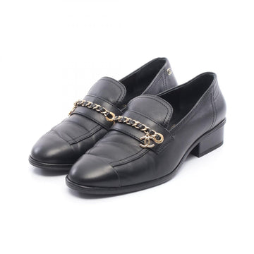 Chanel Coco Mark Leather Loafers