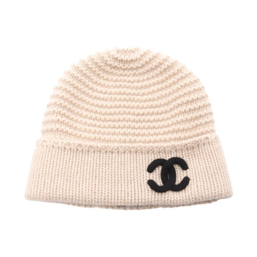 Chanel Coco Mark Cashmere Knit Cap
