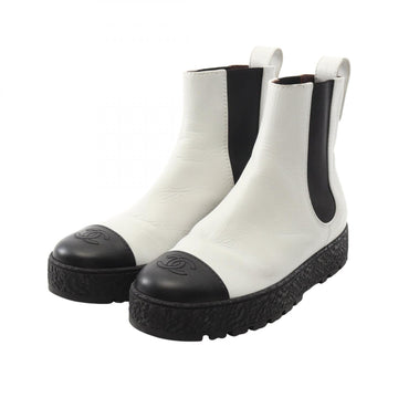 Chanel Coco Mark Leather Boots