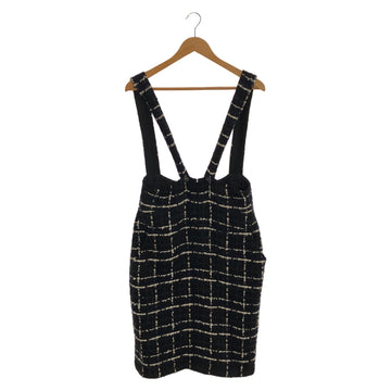 Top Quality Chanel Wool Jumper Skirt Black