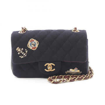 Top Quality Chanel Wool Leather Matelasse Shoulder Bag
