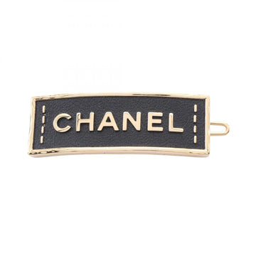 Chanel GP Gold-Plated Leather Logo Accessory