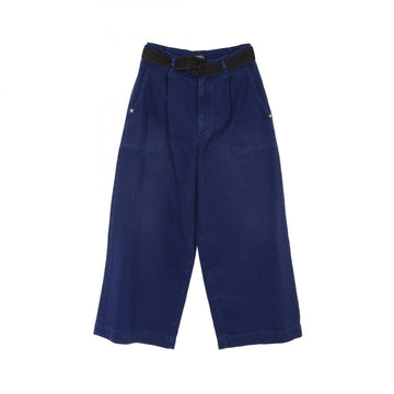Chanel Matelasse Ribbon Denim Cotton Pants