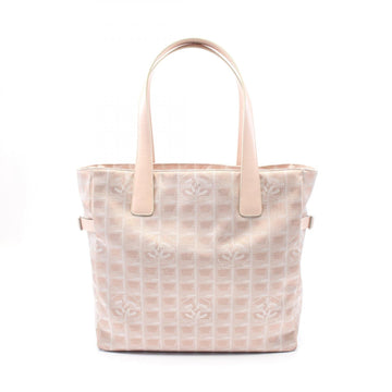 Chanel New Travel Line GM Leather Nylon Canvas Tote Bag