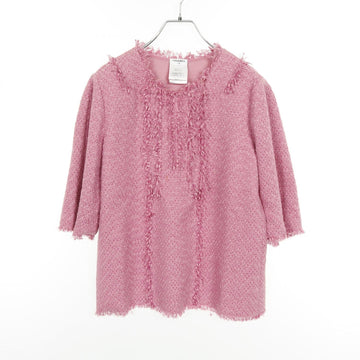 Chanel Tweed Cotton Nylon Blouse