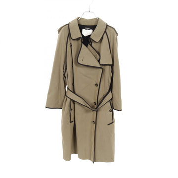 Chanel Coco Mark Button Cotton Polyamide Trench Coat