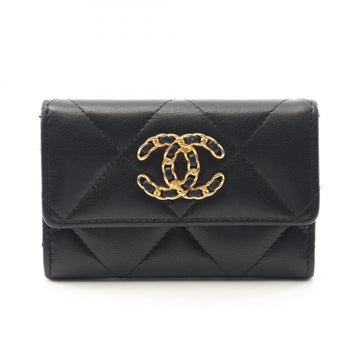 Chanel CHANEL 19 Lambskin Card Case