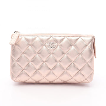 Chanel Matelasse Lambskin Pouch