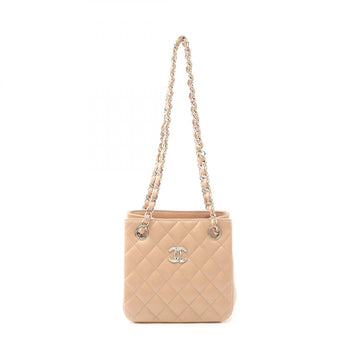 Chanel Mini Chain Bucket Lambskin Shoulder Bag