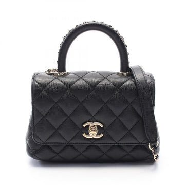 Chanel Coco Handle Caviar Top Handle Bag