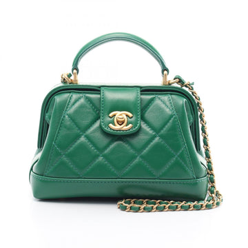 Chanel Matelassé Small 2way Bag Leather Bag