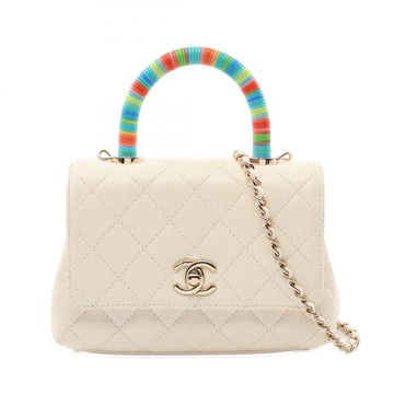 Chanel Coco Handle Leather Handbag