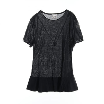 Top Quality Chanel Cotton Sports Line Top Black