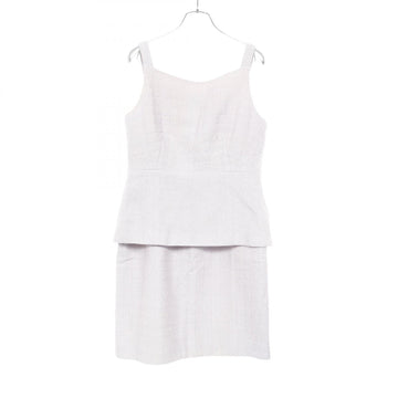 Chanel Coco Mark Button Cotton Wool Nylon Setup