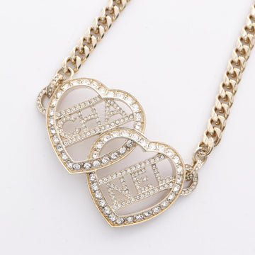 Chanel Heart Logo Necklace