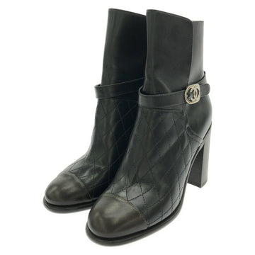 Chanel Short Boots Leather Boots