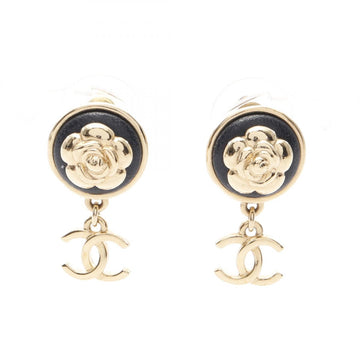Chanel Coco Mark Camellia Earrings
