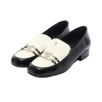 Chanel Coco Mark Patent Leather Loafers