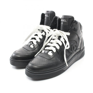 Chanel Coco Mark Leather Sneakers