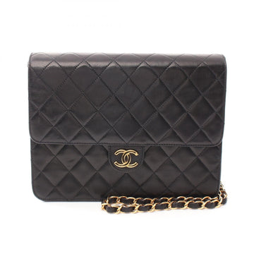 Top Quality Chanel Matelasse Leather Shoulder Bag Black